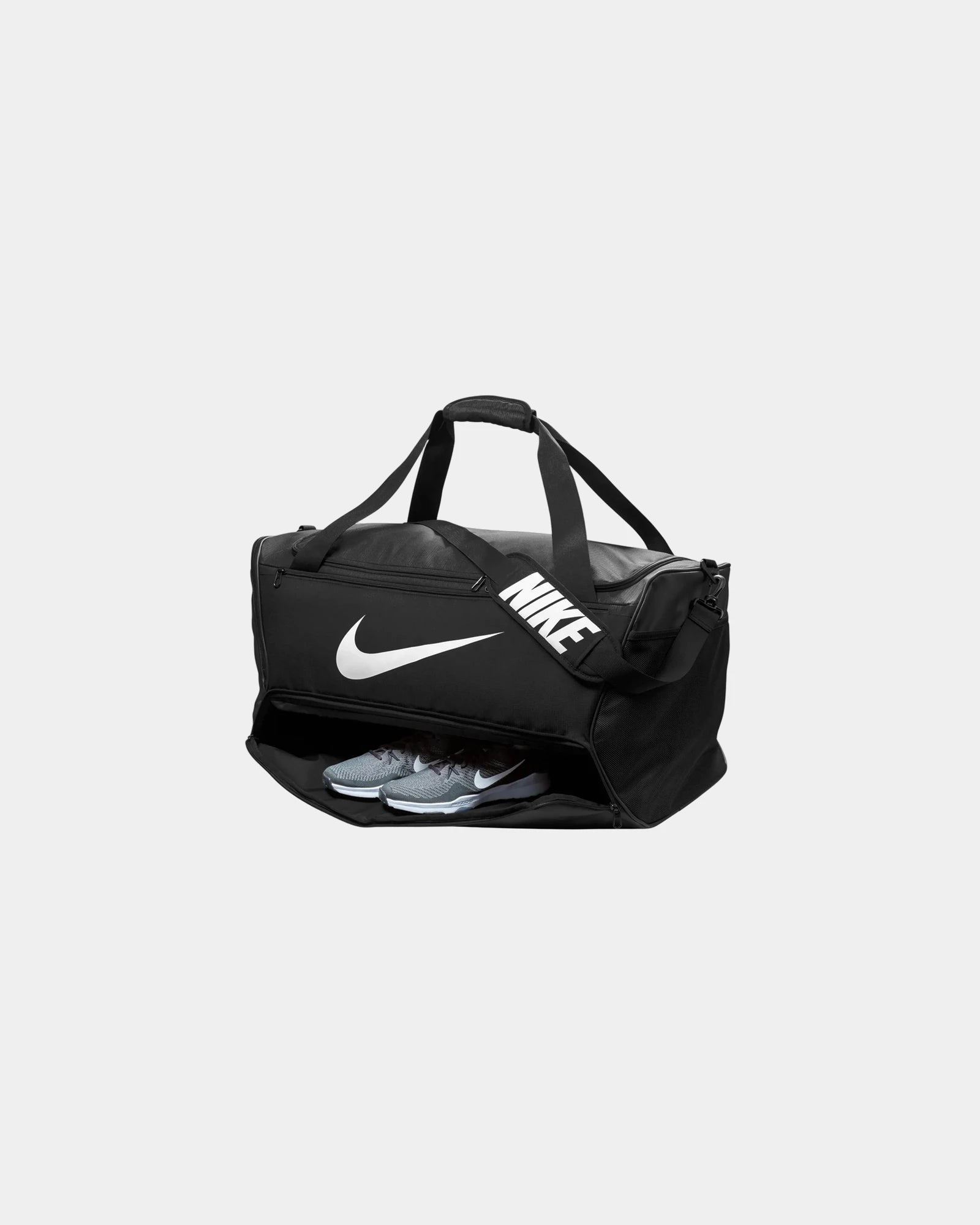 Promotional recycled polyester Nike Brasilia duffel bag - 1